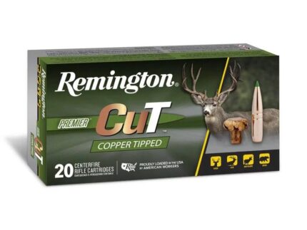 Remington Premier Cut Copper Tipped Rifle Ammunition 6.5 PRC 130gr PT 2970 fps 20/ct
