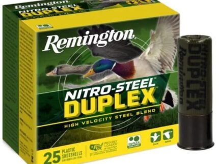 Remington Nitro-Steel Duplex Shotshells 12ga 3" 1-1/4oz 1450 fps #BB(x4) Shot 25/ct