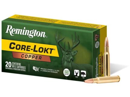 Remington Core-Lokt Copper Rifle Ammunition .308 Win 150gr CHP 2820 fps 20/ct