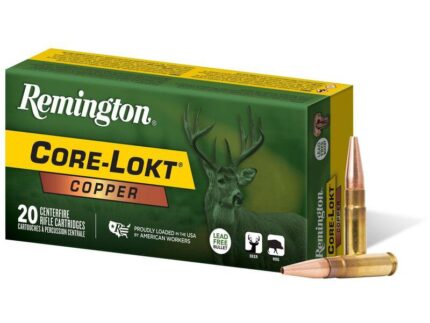 Remington Core-Lokt Copper Rifle Ammunition .300 Blackout 120gr CHP 2100 fps 20/ct