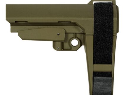 SB Tactical SBA3 5-Position Adjustable Stabilizing Brace OD Green
