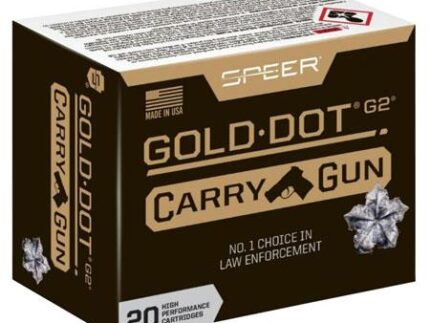 Speer Gold Dot Handgun Ammunition 9mm Luger 135gr HP 20/ct