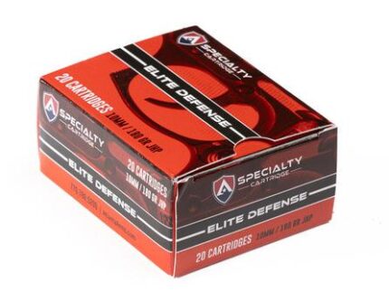 Atlanta Arms Elite Defense Handgun Ammunition 10mm Auto 180gr JHP 1175 fps 20/ct