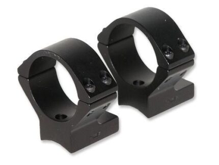 Talley Lightweight Alloy Scope Mounts - Black Anodized - 30mm - Low Ruger American Savage  w/Accutrigger Steven 200 Stiller Predator TC Venture