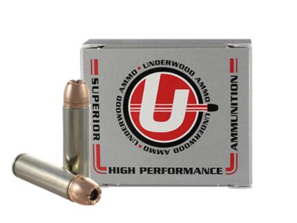 Underwood Handgun Ammunition .500 Auto Max 350gr JHP 2300 fps 20/ct