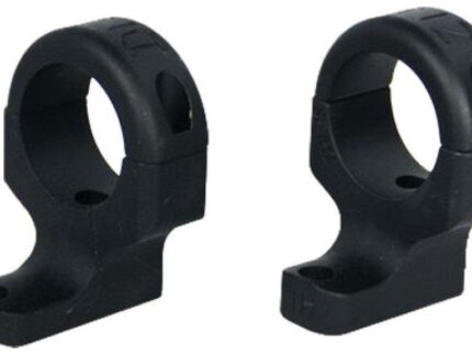 DNZ Hunt Masters 2-Piece Scope Mount (2 Screws) - Howa 1500 Mossberg 100ATR 4x4 Weatherby Vanguard Remington 700 721 722 725 - 1" Medium Black