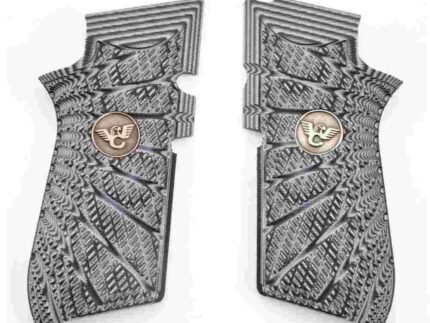 Wilson Combat EDC X9 Handgun Grips Aggressive Starburst Grey/Black