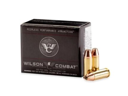 Wilson Combat .Hornady XTP Handgun Ammunition .38 Super(+P) 124gr HP 1335 fps 20/ct