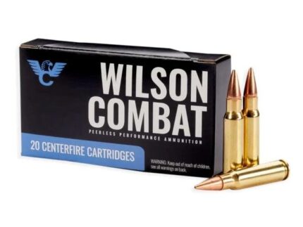 Wilson Combat Hornady BTHP Rifle Ammunition 6.8 SPC 110gr BTHP 2600 fps 20/ct