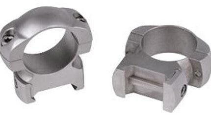 Weaver Grand Slam Steel Top Mount Scope Rings 1" Medium Silver