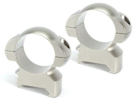 Weaver Grand Slam Steel Top Mount Scope Rings 1" HIgh Silver