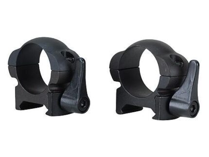 Weaver Grand Slam Leaver-Lok Top Mount Steel Scope Rings 1" Medium Matte