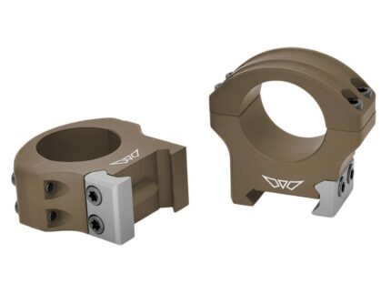 Warne HyperLite 30mm Medium Dark Earth Scope Rings