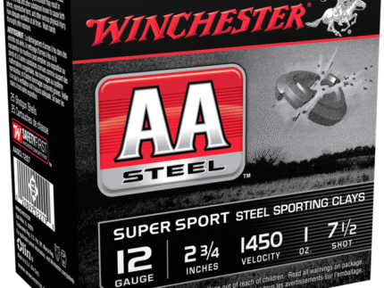 Winchester AA Steel Target Shotshell Ammunition 12ga 2-3/4" #7 1/2 1oz 25rd