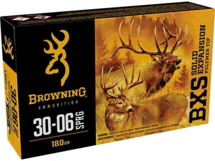 Browning Max Point Rifle Ammunition .30-06 Sprg 180gr BXS 2750 fps 20/ct