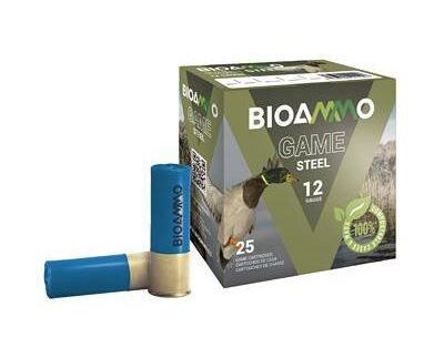 BIOAMMO Steel Game Pheasant Shotshells 12 ga 2-3/4" 1 oz 1265 fps #6 25/ct