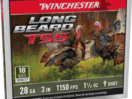 Winchester Long Beard TSS Shotshells 28ga 3" 1-1/2oz 1150 fps #9 5/ct