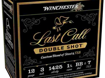 Winchester Last Call Double Shot Shotshells 12 ga 3" 1-1/4 oz 1425 fps BB & #7 25/rd