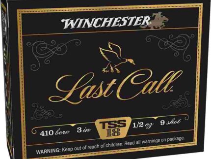 Winchester Last Call Waterfowl TSS Shotshells 410ga 3" 1/2oz 1350fps #9 10/ct