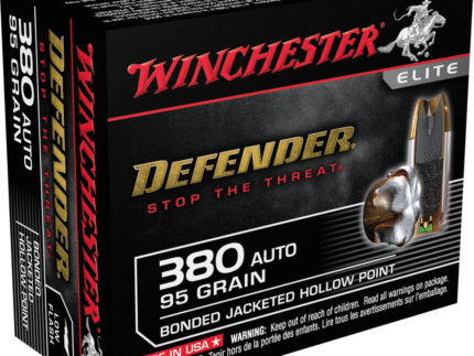 Winchester PDX1 Defender Handgun Ammunition .380 ACP 95 gr. PDX1 1000 fps 20/ct