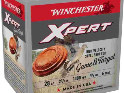 Winchester Xpert Steel Shotshells 28 ga 2-3/4" 5/8 oz 1300 fps #6 25/ct