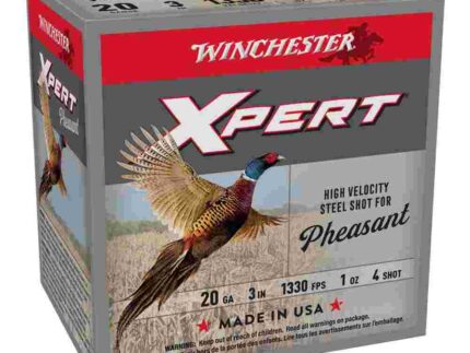 Winchester Xpert HV Steel Pheasant Shotshells 20 ga 3" 1 oz 1330 fps #4 25/ct