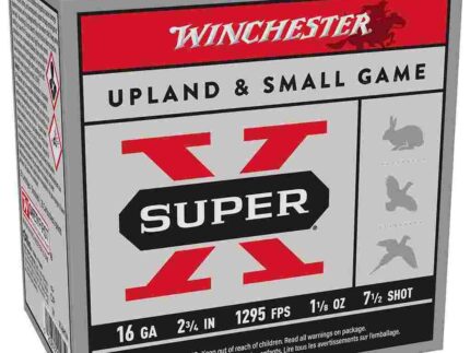 Winchester Super-X High-Brass Shotshells 16 ga 2-3/4" 1-1/8 oz 1295 fps #7.5 25/ct