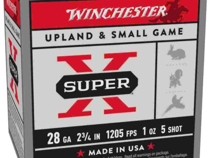 Winchester Super-X Game Shotshells 28 ga 2-3/4" 1 oz 1205 fps #5 25/ct