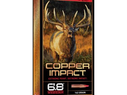 Winchester Copper Impact Rifle Ammunition 6.8 Western 162 gr. BT 2875 fps 20/ct