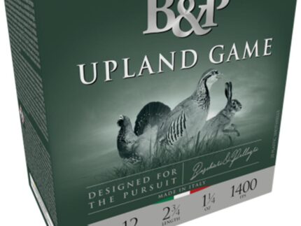 B&P Upland Game Shotshells- 12 ga 2-3/4 In 1-1/4 oz #6 1400 fps 25/ct