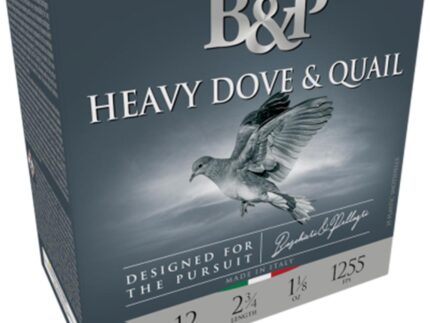 B&P Dove & Quail Shotshells 12 ga 2-3/4 In 1-1/8 oz #8 1255 fps 25/ct