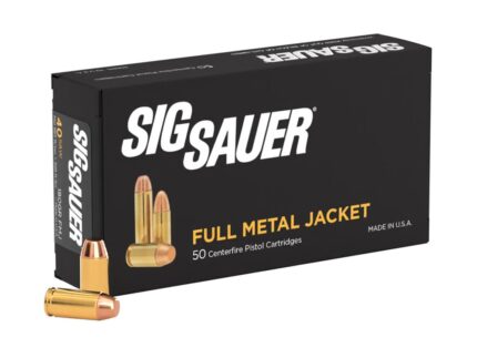 Sig Sauer Elite Performance Handgun Ammunition .40 S&W 180 gr FMJ 985 fps 50/ct