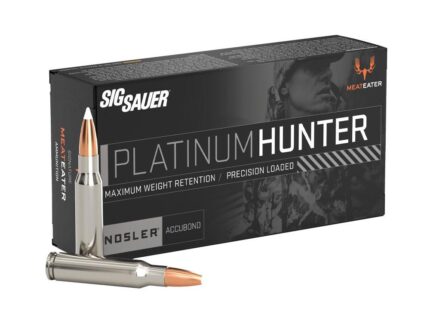 Sig Sauer Platinum Hunter Accubond Rifle Ammunition .270 Win 150gr PT 3200 fps 20/ct