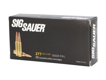 Sig Sauer Elite Ball Rifle Ammunition .277 Fury 135gr FMJ 2750 fps 20/ct