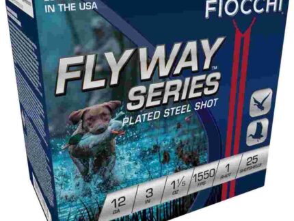 Fiocchi Flyway Steel Shotshells 12ga 3" 1-1/5oz 1550fps #1 25/ct