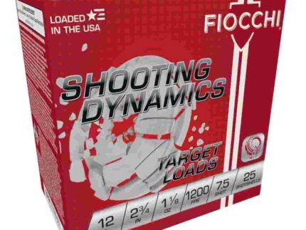 Fiocchi Shooting Dynamics Shotshells 12ga 2-3/4 in 1-1/8 oz #7.5 1200 fps 25/ct