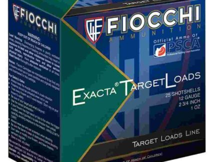 Fiocchi Little Rino Exacta Target 12ga 2-3/4" 1 oz 1250 fps #7.5 25/ct