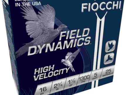 Fiocchi High Velocity Shotshells 16ga 2-3/4" 1-1/8oz 1300fps #5 25/ct