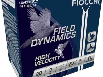 Fiocchi Field Dynamics Shotshells 20 ga 3" 1-1/4oz 1200fps #5 25/ct