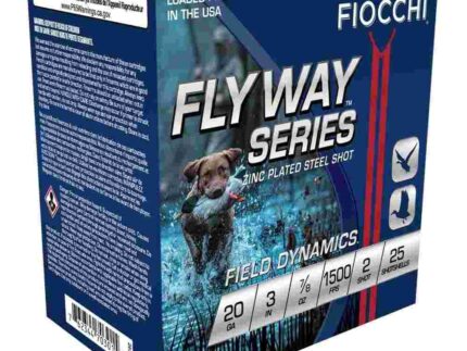 Fiocchi Flyway Steel Shotshells 20 ga 3" 7/8oz 1500 fps #2 25/ct