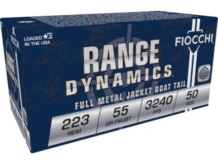 Fiocchi Rifle Shooting Dynamics Rifle Ammunition .223 Rem 55 gr FMJBT 50/ct