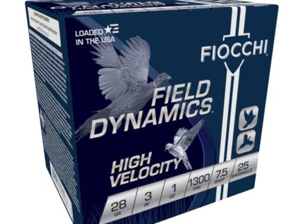 Fiocchi High Velocity Shotshells 28 ga 3" 1 oz 1300 fps #7.5 25/ct