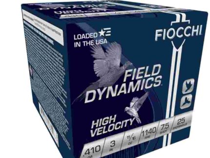 Fiocchi High Velocity Shotshells .410ga 3" #7.5-Shot 11/16oz. 25/ct