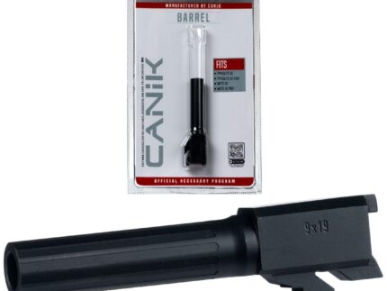 Canik Steel Drop in Barrel for Select 9mm Canik Pistols Sub Compact Fluted Black