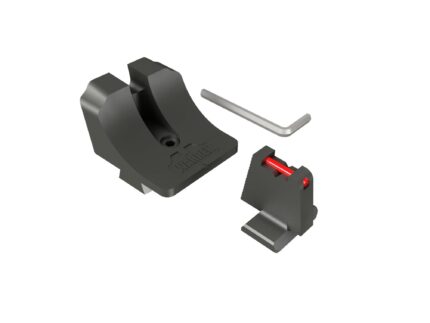 Canik Warren Tactical Suppressor Sight Fiber Front Wide Blacked Out Rear