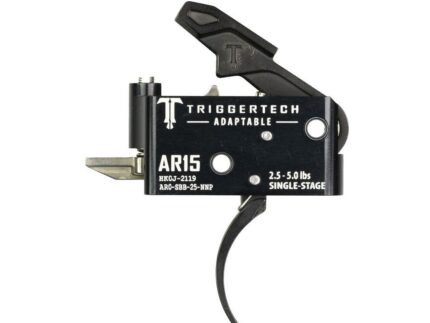 TriggerTech AR15 Single-Stage Adaptable Pro Curved Trigger Black