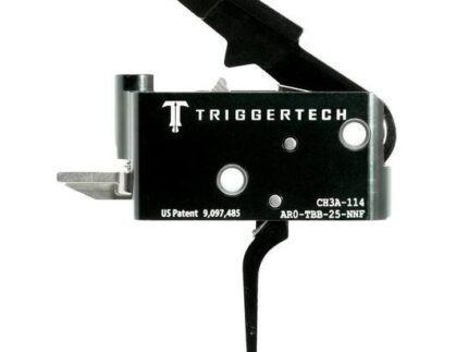 TriggerTech AR15 Black Adaptable Flat Trigger 2 Stage Adjustable
