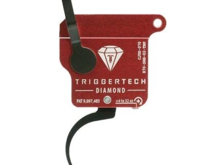 TriggerTech Rem Clone (NO BOLT STOP) Black Diamond Pro Trigger Single Stage Adjustable Black/Red