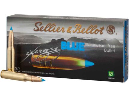 Sellier & Bellot eXergy Blue Rifle Ammunition .300 Blackout 110gr 2215 fps 20/ct