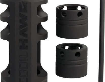 BROWNING RECOIL HAWG MUZZLE - BRAKE MTT BLK W/2 COLLARS/TOOL